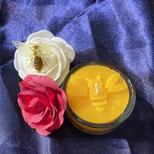 Teelicht Biene mit Glas [107]